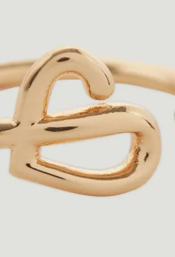 Bague Jonc Coeur Cp Laiton Core^Claudie Pierlot Hot