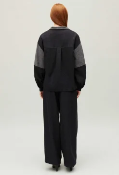 Blouse Ample Gris Fonce^Claudie Pierlot Flash Sale