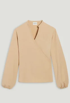Blouse Cache-Coeur Sable^Claudie Pierlot Cheap