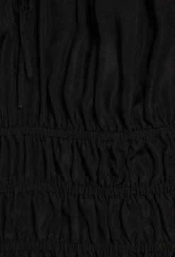 Blouse Courte Volants Noire^Claudie Pierlot Store