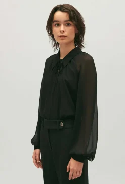 Blouse Fluide Noire^Claudie Pierlot Sale