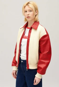 Blouson Bimatiere Bicolore^Claudie Pierlot Outlet