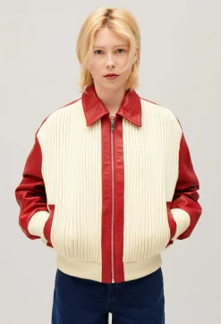 Blouson Bimatiere Bicolore^Claudie Pierlot Outlet