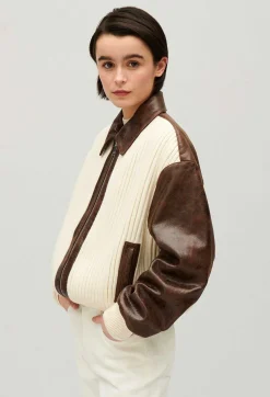 Bombers Bimatiere Marron^Claudie Pierlot Discount