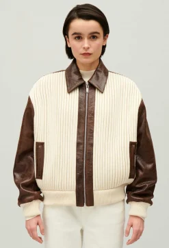 Bombers Bimatiere Marron^Claudie Pierlot Discount