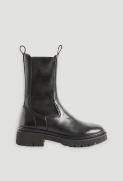 Bottes Chelsea Cuir Noir^Claudie Pierlot Online