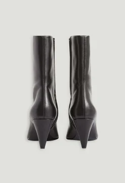 Bottines Cuir Noir^Claudie Pierlot New
