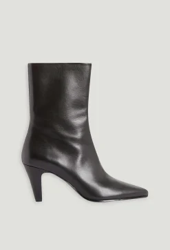 Bottines Cuir Noir^Claudie Pierlot New