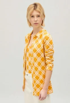 Cardigan Carreaux Jaune^Claudie Pierlot Best Sale
