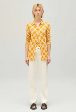 Cardigan Carreaux Jaune^Claudie Pierlot Best Sale