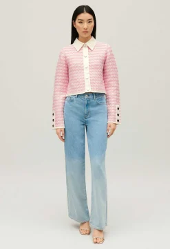 Cardigan En Maille Bicolore^Claudie Pierlot Discount