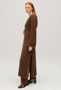 Cardigan Long Marron^Claudie Pierlot Flash Sale
