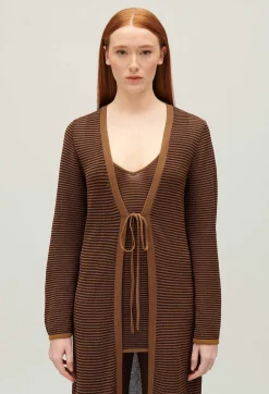 Cardigan Long Marron^Claudie Pierlot Flash Sale