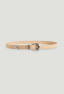 Ceinture Cuir Beige^Claudie Pierlot Best