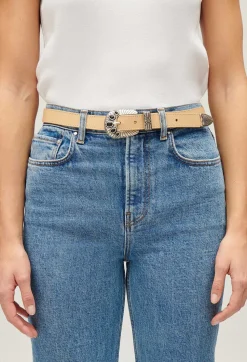 Ceinture Cuir Beige^Claudie Pierlot Best