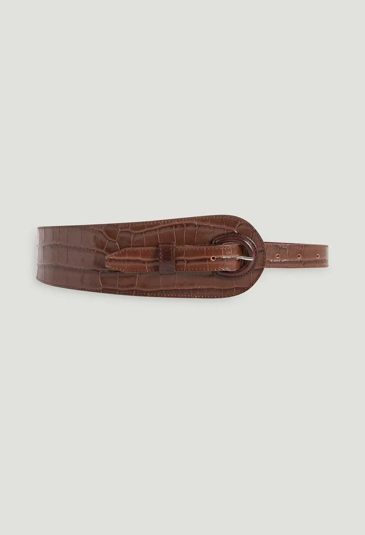 Ceinture Cuir Embosse Marron^Claudie Pierlot Clearance