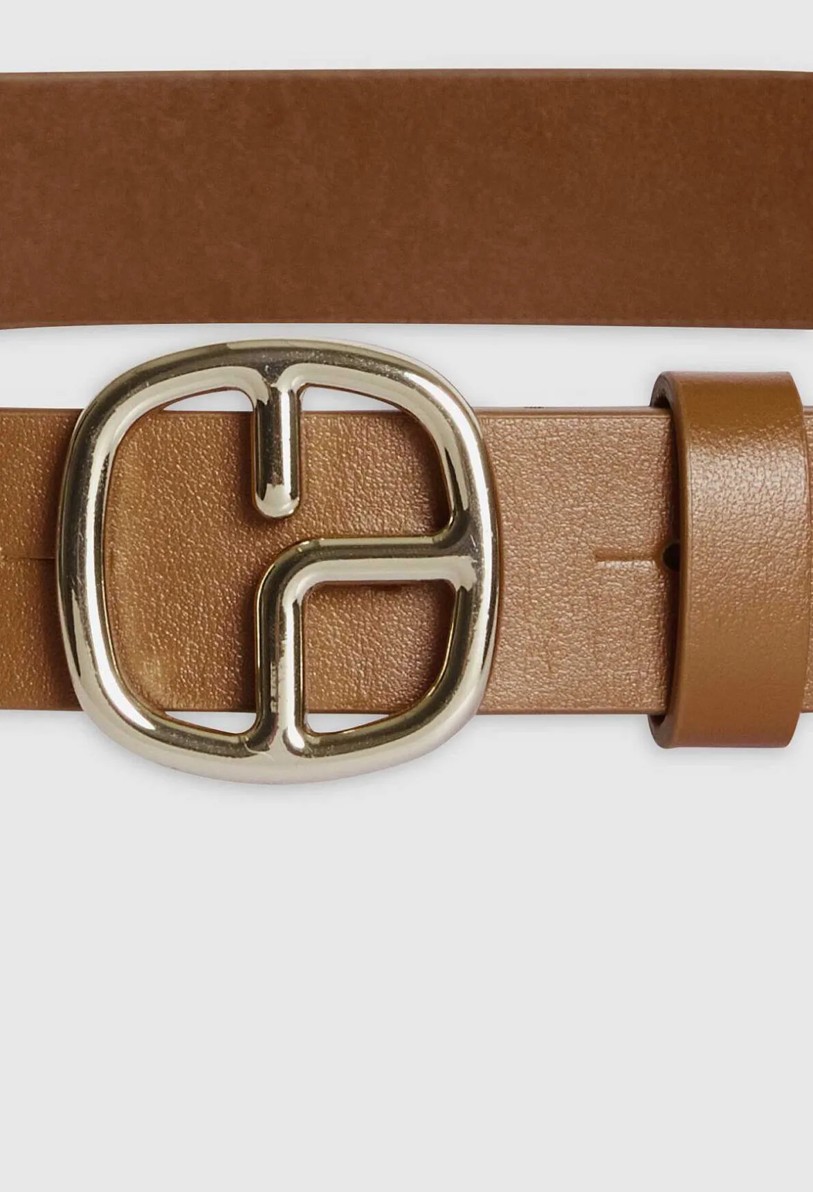 Ceinture Cuir Monogramme Marron^Claudie Pierlot Shop