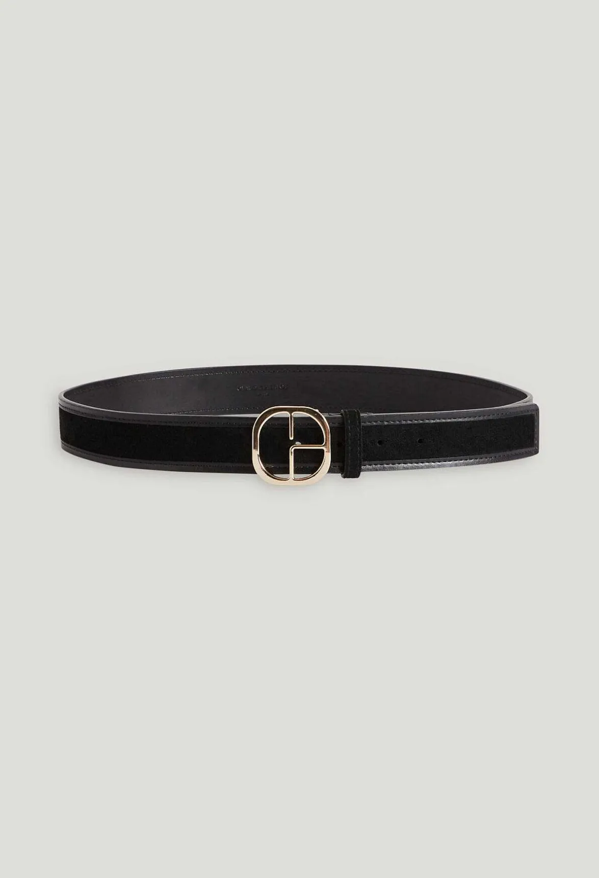 Ceinture Cuir Suede Noir^Claudie Pierlot New