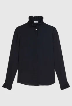 Chemise Col Victorien Marine^Claudie Pierlot Sale