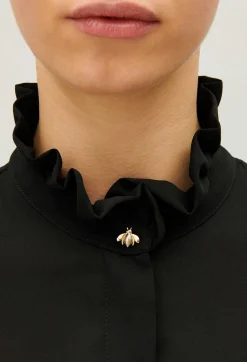 Chemise Col Victorien Noire^Claudie Pierlot Discount