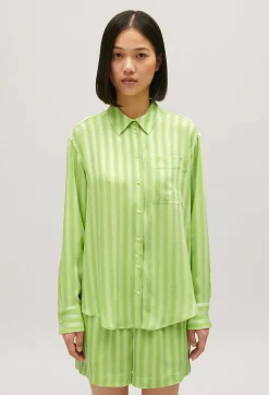Chemise Fluide Rayures Matcha^Claudie Pierlot Best Sale