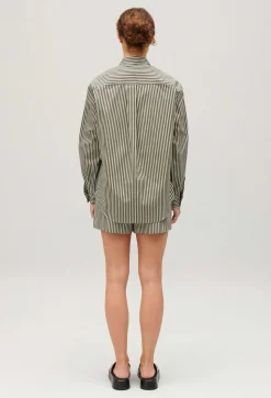 Chemise Rayee Verte^Claudie Pierlot Cheap