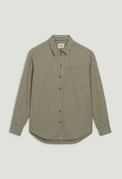 Chemise Rayee Verte^Claudie Pierlot Cheap