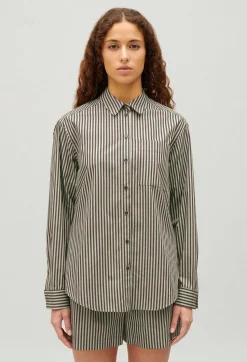 Chemise Rayee Verte^Claudie Pierlot Cheap