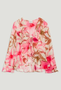 Chemisier Soie Imprime Aquarelle^Claudie Pierlot Fashion