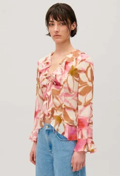 Chemisier Soie Imprime Aquarelle^Claudie Pierlot Fashion