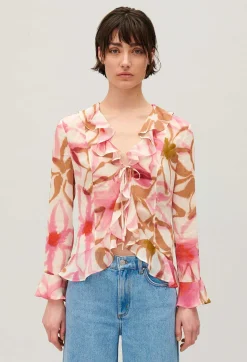 Chemisier Soie Imprime Aquarelle^Claudie Pierlot Fashion