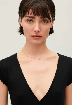 Collier Coeur Cp Laiton Dore^Claudie Pierlot Discount