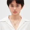 Collier Pendentif Monogramme Dore^Claudie Pierlot Store