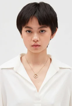 Collier Pendentif Monogramme Dore^Claudie Pierlot Store
