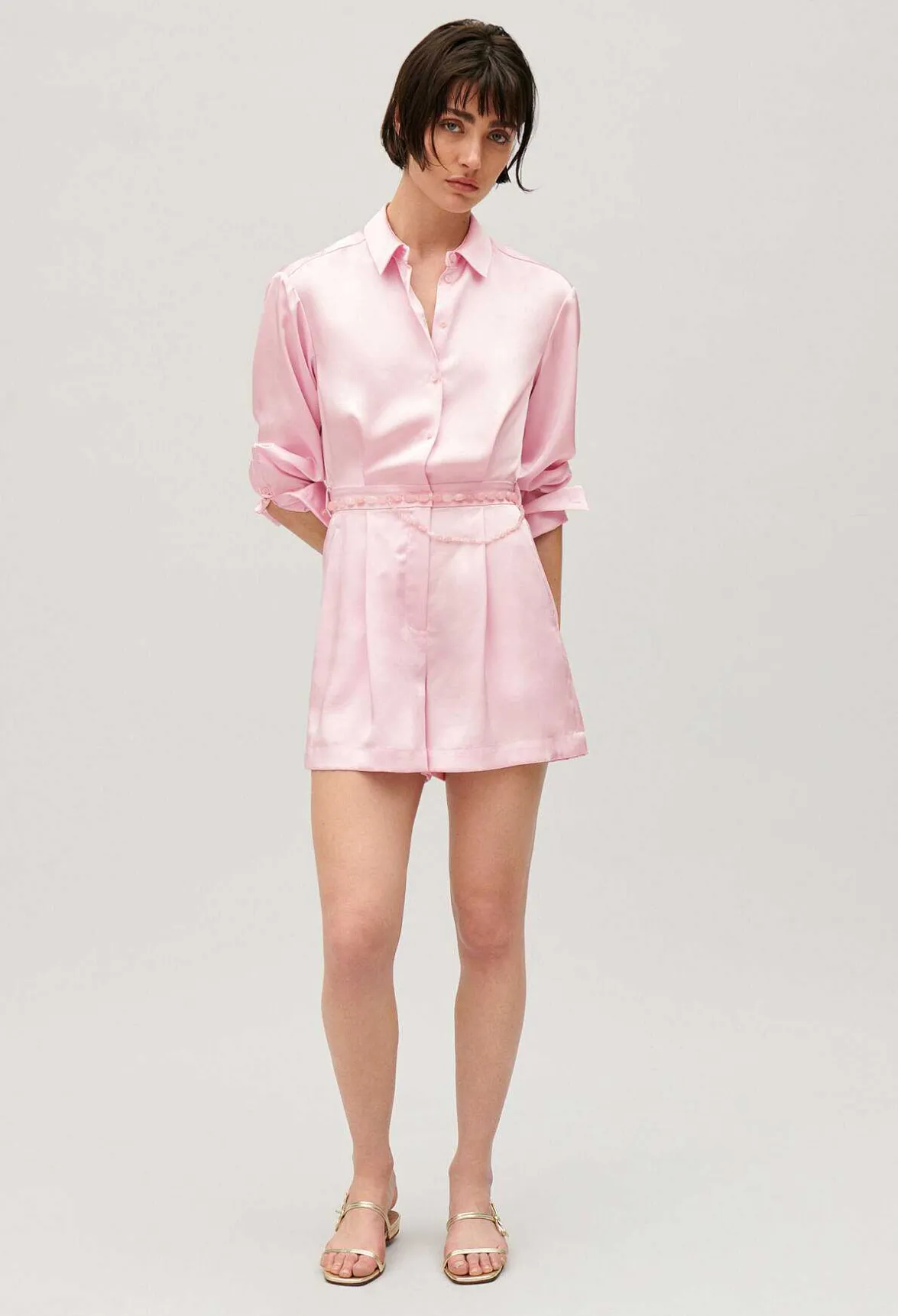 Combishort Smockee Blush^Claudie Pierlot Discount