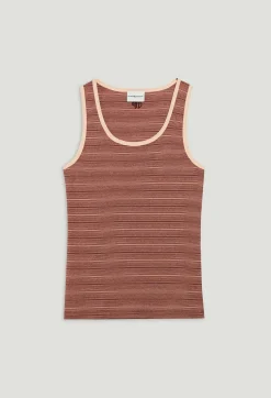 Debardeur Rayures Marron^Claudie Pierlot Best Sale