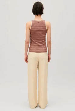 Debardeur Rayures Marron^Claudie Pierlot Best Sale