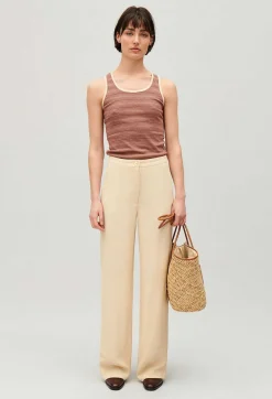 Debardeur Rayures Marron^Claudie Pierlot Best Sale