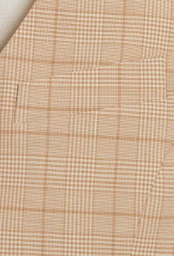 Gilet Costume Carreaux Beige^Claudie Pierlot Flash Sale