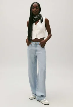Jean Claude Droit Denim Clair^Claudie Pierlot Best Sale