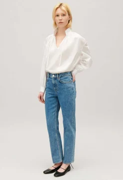 Jean Toto Slim Bleu Delave^Claudie Pierlot Cheap