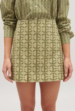 Jupe Courte Trapeze Monogramme^Claudie Pierlot Cheap