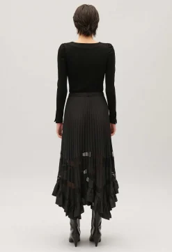 Jupe Longue Plissee Asymetrique^Claudie Pierlot Cheap