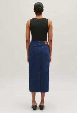 Jupe Midi Jean Bleu^Claudie Pierlot New