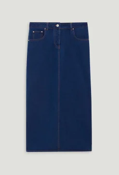 Jupe Midi Jean Bleu^Claudie Pierlot New