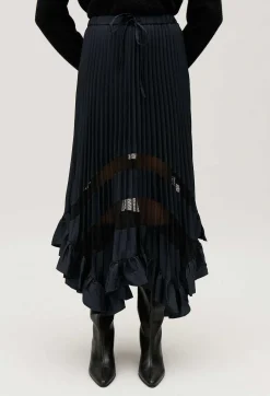 Jupe Midi Plisee Et Asymetrique^Claudie Pierlot Fashion