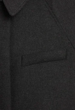 Manteau Mi-Long Laine Gris Chine^Claudie Pierlot Sale