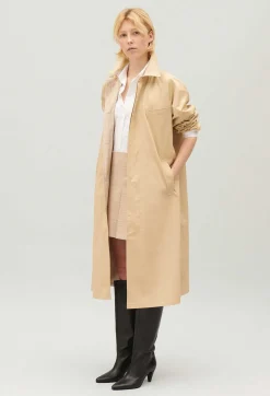 Manteau Reversible Mi-Long Beige^Claudie Pierlot Clearance