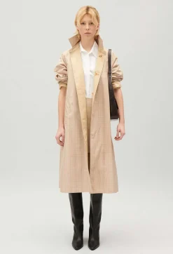 Manteau Reversible Mi-Long Beige^Claudie Pierlot Clearance