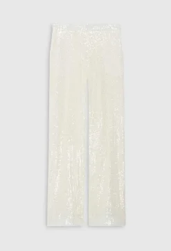 Pantalon A Sequins Blanc^Claudie Pierlot Cheap